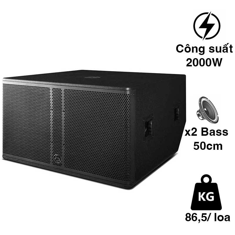 Loa Sub Hội Trường Wharfedale Focus-218S, Bass 50cm, 2000W Loa Sub Hội Trường Wharfedale Focus-218S, Bass 50cm, 2000W