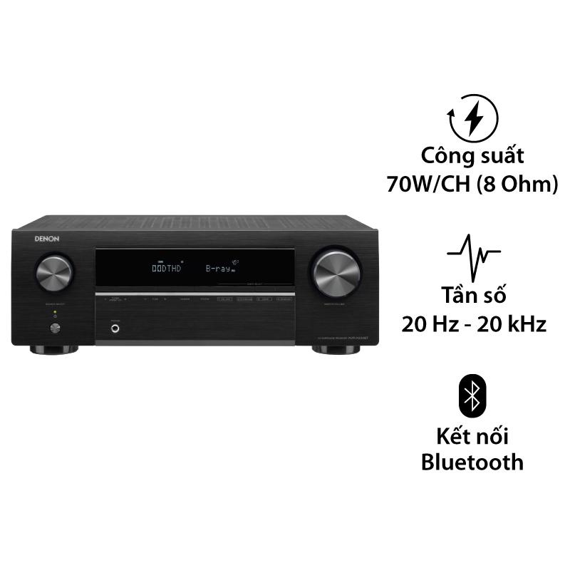 Amply Denon AVR-X250BT, 4K Ultra HD, 5.1 Kênh, 70W/CH, Bluetooth Amply Denon AVR-X250BT, 4K Ultra HD, 5.1 Kênh, 70W/CH, Bluetooth