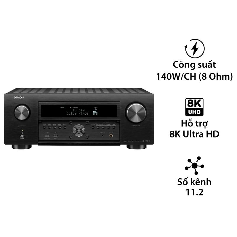 Amply Denon AVC-X6700H, 8K, 11.2 Kênh, 140W/CH, Bluetooth Amply Denon AVC-X6700H, 8K, 11.2 Kênh, 140W/CH, Bluetooth