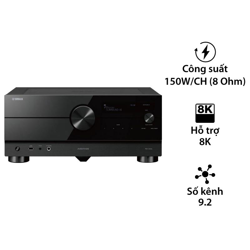 Amply Yamaha RX-A6A, 8K, 9.2 Kênh, 150W/CH, Bluetooth Amply Yamaha RX-A6A, 8K, 9.2 Kênh, 150W/CH, Bluetooth