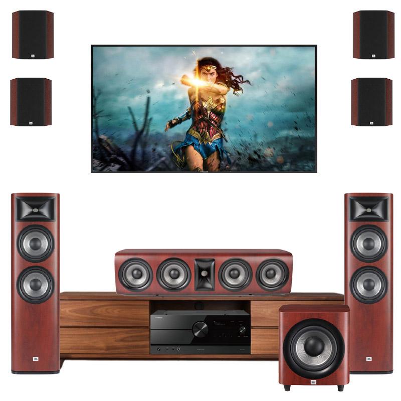 Dàn xem phim 7.1 Yamaha, JBL AT31 (Yamaha A4A + JBL Studio 690 + 665C + 660P + 2 cặp 610 ) Dàn xem phim 7.1 Yamaha, JBL AT31 (Yamaha A4A + JBL Studio 690 + 665C + 660P + 2 cặp 610 )