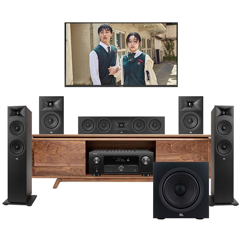 Dàn xem phim 5.1 JBL AT45 (JBL Stage 260F, Stage 245C, Stage 240B, Stage 200P, Denon AVC X4700H) Dàn xem phim 5.1 JBL AT45 (JBL Stage 260F, Stage 245C, Stage 240B, Stage 200P, Denon AVC X4700H)