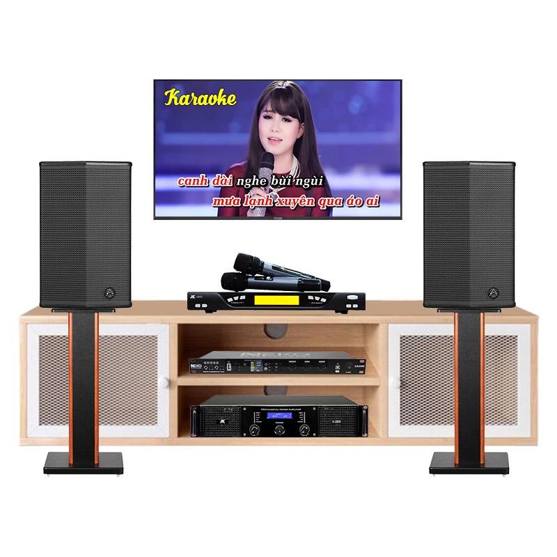 Dàn Karaoke Wharfedale KH64 ( Wharfedale Sigma X12,Công suất, vang cơ, micro K800) Dàn Karaoke Wharfedale KH64 ( Wharfedale Sigma X12,Công suất, vang cơ, micro K800)