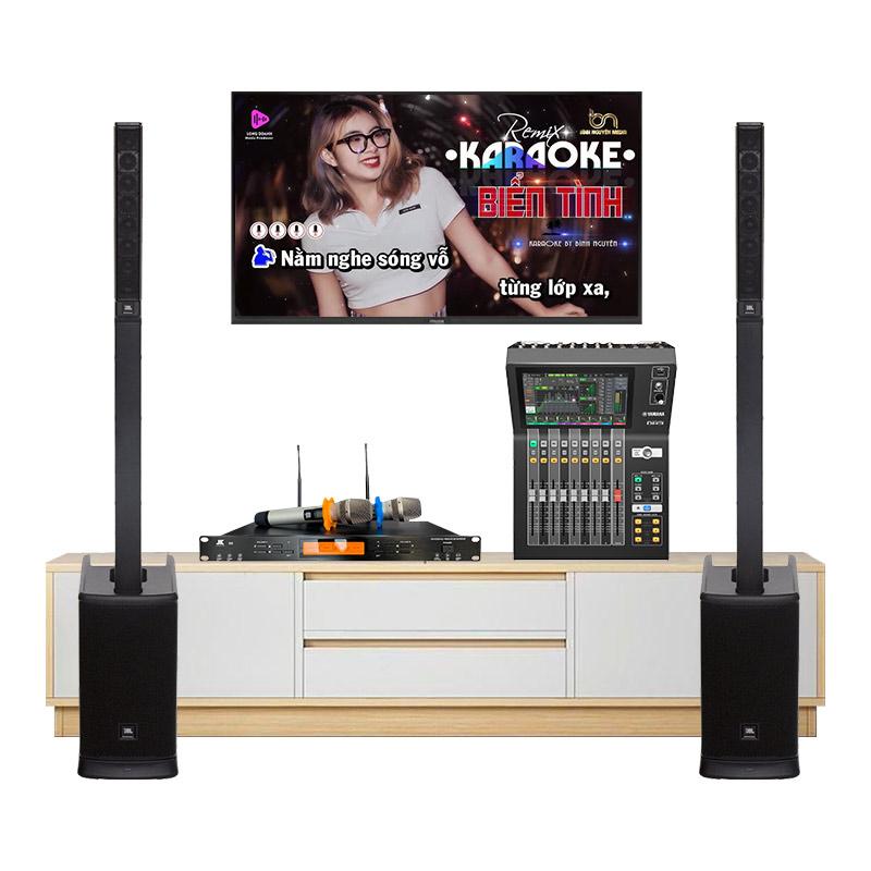Dàn karaoke gia đình KGD169 (JBL Eon One MK2, Yamaha DM3S, JKAudio B9) Dàn karaoke gia đình KGD169 (JBL Eon One MK2, Yamaha DM3S, JKAudio B9)