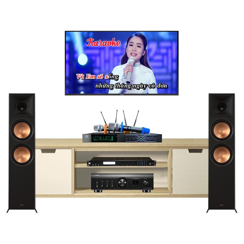 Dàn nghe nhạc và hát Karaoke Klipsch NK21 ( Klipsch RP8000F II, Amply Denon, Micro, Jkaudio X6000 Plus ) Dàn nghe nhạc và hát Karaoke Klipsch NK21 ( Klipsch RP8000F II, Amply Denon, Micro, Jkaudio X6000 Plus )