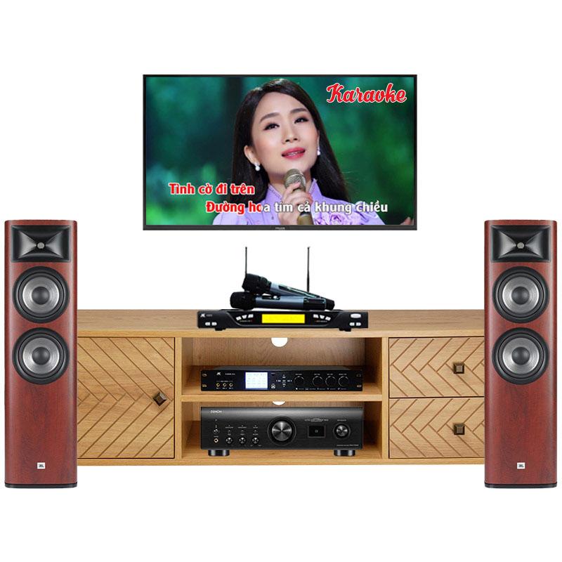 Dàn nghe nhạc và Hát karaoke JBL NK28 (JBL 690, Denon 1700NE, JKaudio K800, X9000 Pro) Dàn nghe nhạc và Hát karaoke JBL NK28 (JBL 690, Denon 1700NE, JKaudio K800, X9000 Pro)