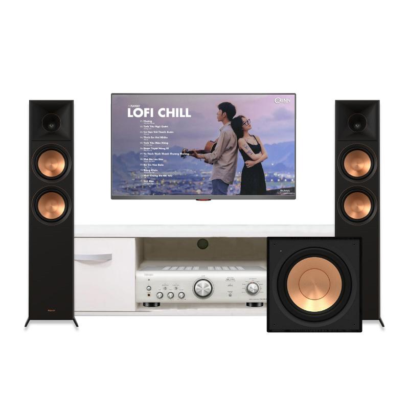 Dàn nghe nhạc Klipsch, Denon NN55 (Klipsch RP5000F II, Denon PMA600Ne, Sub Klipsch R101SW) Dàn nghe nhạc Klipsch, Denon NN55 (Klipsch RP5000F II, Denon PMA600Ne, Sub Klipsch R101SW)