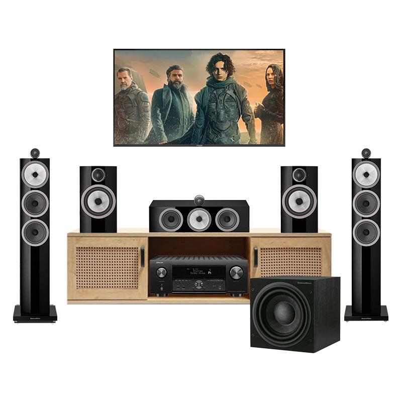Dàn âm thanh xem phim, nghe nhạc 5.1 Denon, B&W PN23 (Denon A110, B&W 703 S3, 706 S3, HTM 71 S3, ASW610XP) Dàn âm thanh xem phim, nghe nhạc 5.1 Denon, B&W PN23 (Denon A110, B&W 703 S3, 706 S3, HTM 71 S3, ASW610XP)