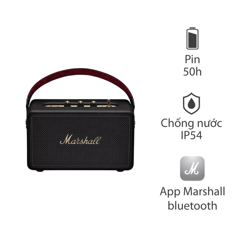 Loa Marshall Kilburn 3 (III) Pin 50h, Công Suất 50W, Chống Nước IP54, Auracast, Bluetooth 5.3, AUX 3.5mm Loa Marshall Kilburn 3 (III) Pin 50h, Công Suất 50W, Chống Nước IP54, Auracast, Bluetooth 5.3, AUX 3.5mm