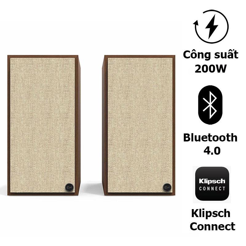 Loa Klipsch The Sevens Chính Hãng, Bluetooth, AUX, Optical, RCA, Sub Out, Công Suất 200W, Độ nhạy 112dB, Tần số 39Hz-25kHz Loa Klipsch The Sevens Chính Hãng, Bluetooth, AUX, Optical, RCA, Sub Out, Công Suất 200W, Độ nhạy 112dB, Tần số 39Hz-25kHz