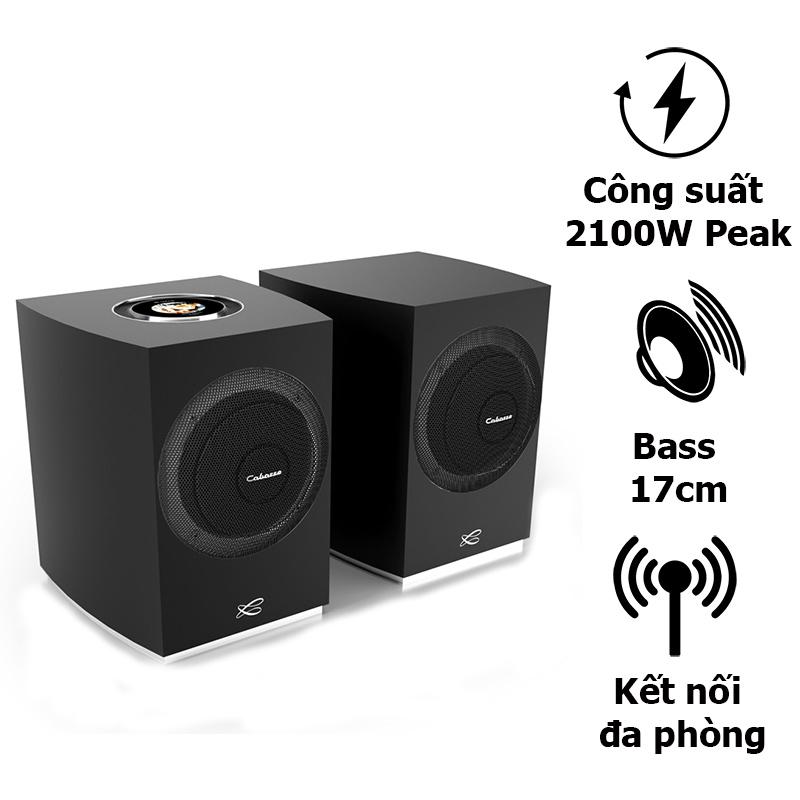 Loa Cabasse Rialto, Bluetooth, Độ nhạy 121dB, Tần số 30Hz-27kHz Loa Cabasse Rialto, Bluetooth, Độ nhạy 121dB, Tần số 30Hz-27kHz
