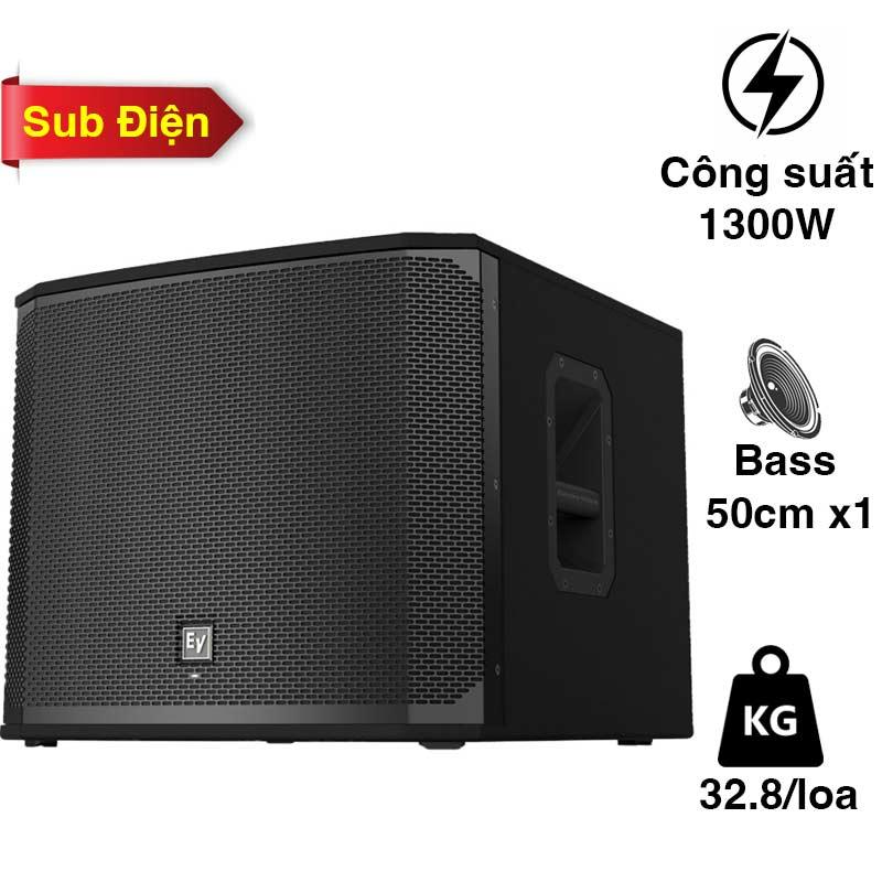 Loa sub Electro Voice EKX18SP, Liền công suất, Bass 50cm, 1300W, Class D Loa sub Electro Voice EKX18SP, Liền công suất, Bass 50cm, 1300W, Class D