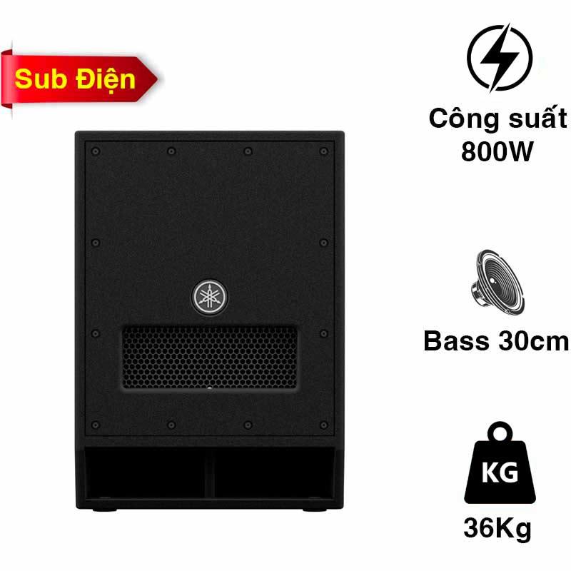 Loa sub Yamaha DXS12MKII, Bass 30cm, Mạch công suất Class-D 800W Loa sub Yamaha DXS12MKII, Bass 30cm, Mạch công suất Class-D 800W