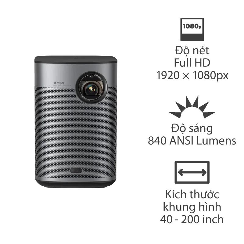 Máy Chiếu XGIMI Halo+ (Plus), 840 ANSI Lumens, Full HD (1920 x 1080p) 40-200 inch, Pin 2.5H, WiFi, Bluetooth 5.0, Android TV 6, HDMI eARC Máy Chiếu XGIMI Halo+ (Plus), 840 ANSI Lumens, Full HD (1920 x 1080p) 40-200 inch, Pin 2.5H, WiFi, Bluetooth 5.0, Android TV 6, HDMI eARC