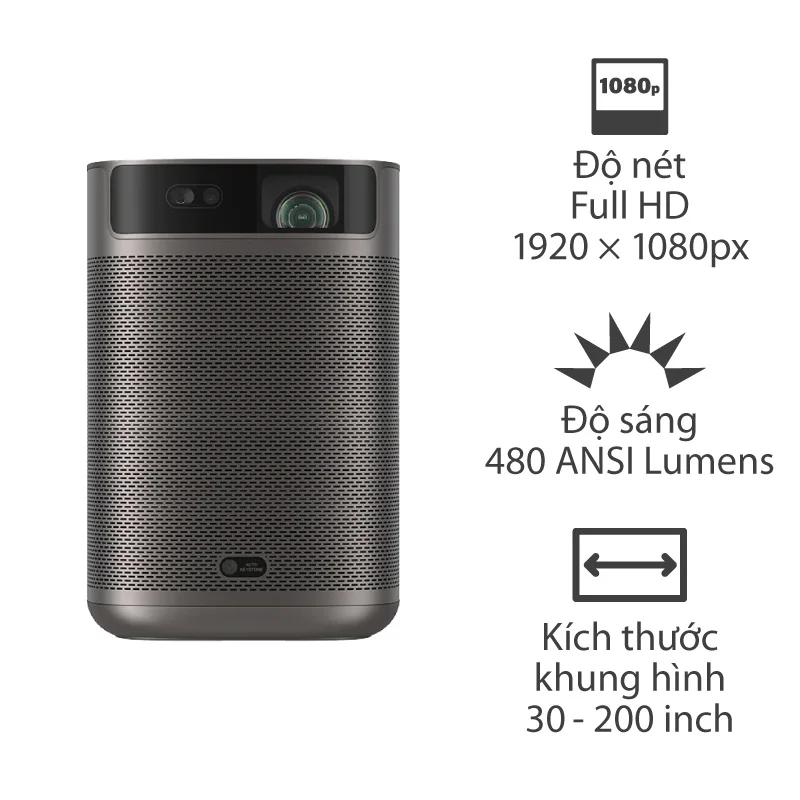 Máy chiếu XGIMI Mogo 2 Pro, 400 ISO lumen(480 ANSI Lumens), Full HD (1920 x 1080p) 30-200 inch, Wifi, Bluetooth, Android tv 11 Máy chiếu XGIMI Mogo 2 Pro, 400 ISO lumen(480 ANSI Lumens), Full HD (1920 x 1080p) 30-200 inch, Wifi, Bluetooth, Android tv 11