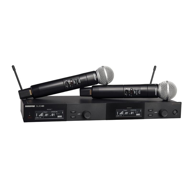 Micro không dây Shure SLXD24DA/SM58, Chống nhiễu Micro không dây Shure SLXD24DA/SM58, Chống nhiễu