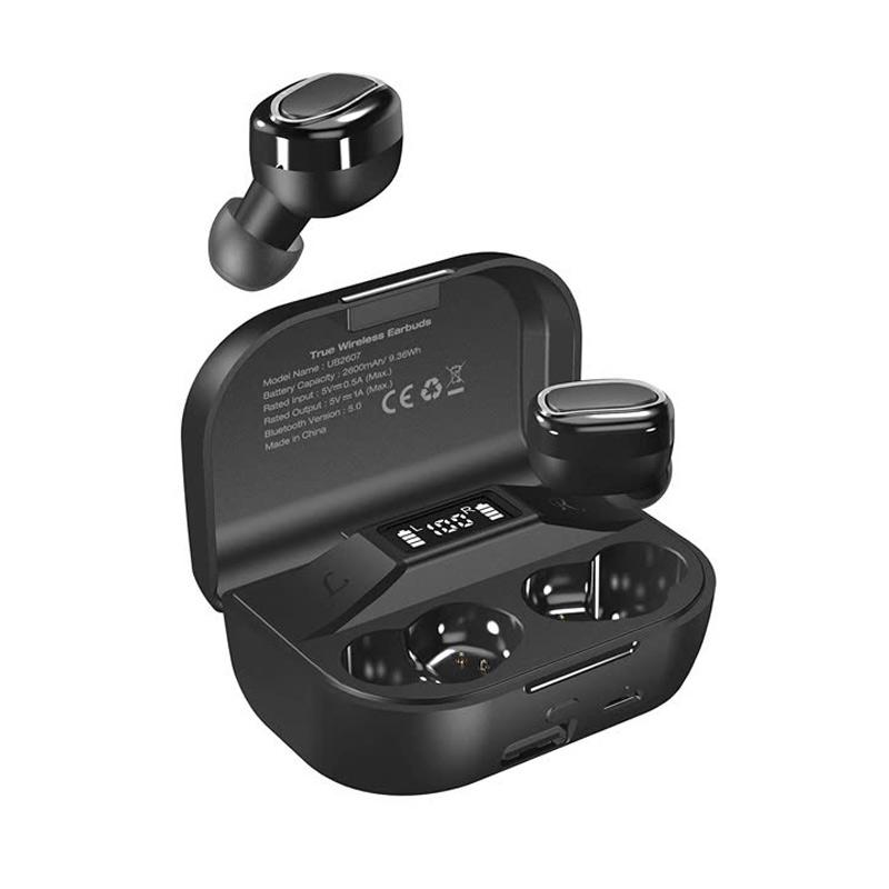 Tai nghe Energizer TWS-UB2607 (Không Dây, Bluetooth 5.0, Pin 4 Giờ, Chống Nước IPX4) Tai nghe Energizer TWS-UB2607 (Không Dây, Bluetooth 5.0, Pin 4 Giờ, Chống Nước IPX4)