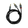 Dây 3.5mm ra 2AV Kiwi KW-AV002, dài 1.5M, 3M, 5M-1