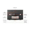 Loa AudioPro Addon C3, 25W, Pin 15h, Bluetooth 4.0, AUX-3