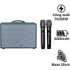 Loa Acnos CS251PU Chính Hãng, Bass 25 cm, Công suất 70W, Bluetooth 5.0, Pin 33Wh, Kèm 2 Tay Mic-1