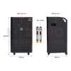 Loa Arirang MK1 New, Bass 40cm, Công suất RMS 250W, Kèm 2 micro UHF-5