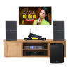 Dàn Karaoke Cao Cấp HDR43 (Wharfedale Wh10, Công suất, vang số, Micro K800, Sub)-5