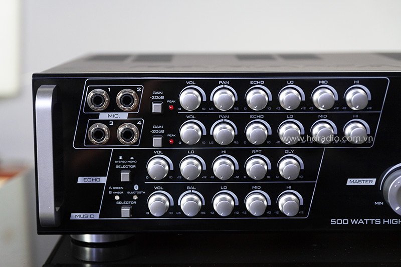 Amply Paramax SA 999 AIR New, (500W/2 Kênh, Bluetooth, 12Kg)-2