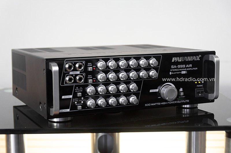 Amply Paramax SA 999 AIR New, (500W/2 Kênh, Bluetooth, 12Kg)-5