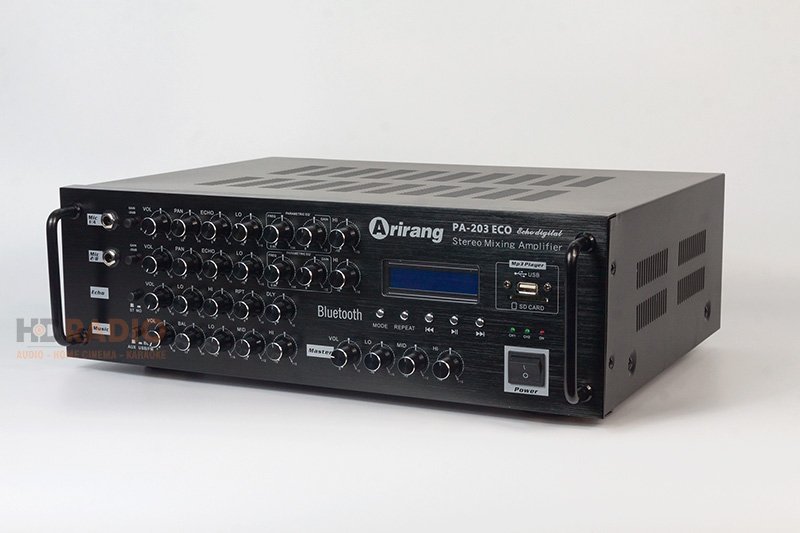 Amply Arirang PA 203Eco (200W/2 Kênh, Bluetooth, FM, 8,5Kg)-5