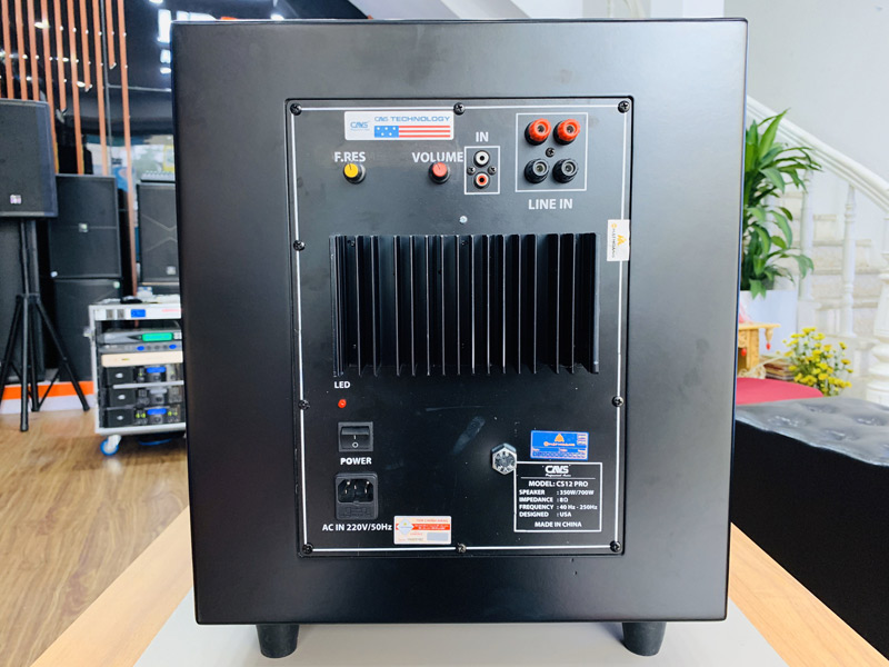 Loa Sub CAVS CS12 Pro, Bass 30cm, 350W-3