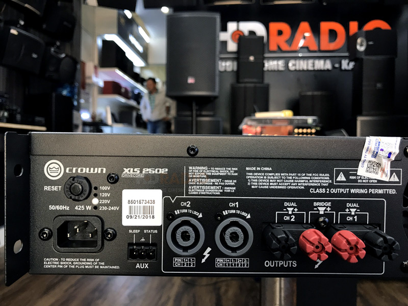 Cục đẩy công suất Crown XLS 2502, 440W x 2 Kênh-5