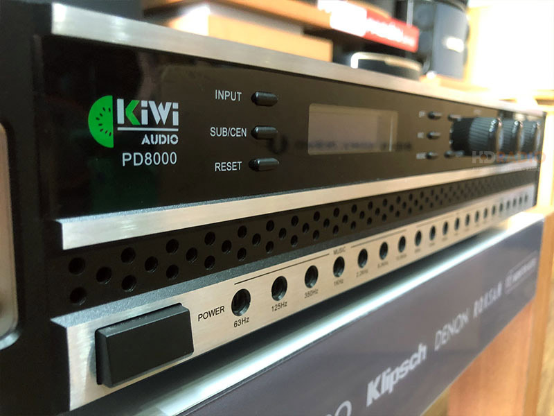 Cục Đẩy Liền Vang Kiwi PD8000, Công Suất 400W x 2 Kênh, Bluetooth, Optical-3