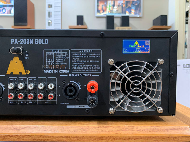 Amply Jarguar PA 203N Gold AF (800W/2 Kênh, Bluetooth, FBX, 16Kg)-9