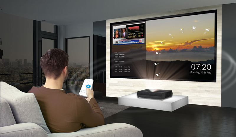 Máy chiếu 4K Siêu gần Optoma CinemaX P1-12