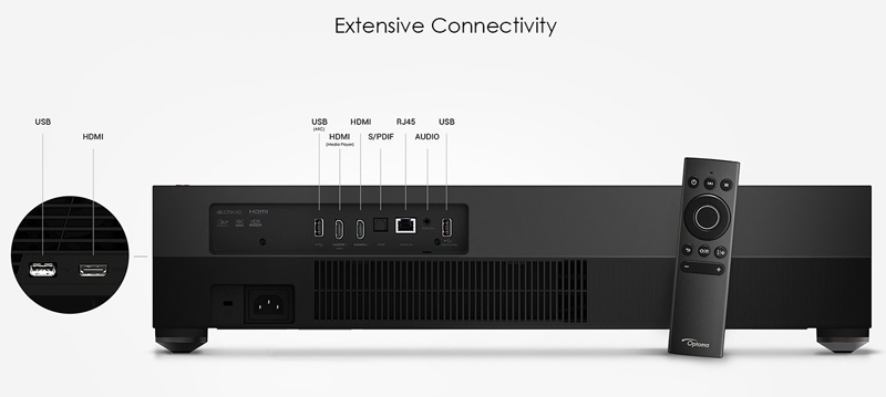 Máy chiếu 4K Siêu gần Optoma CinemaX P1-16