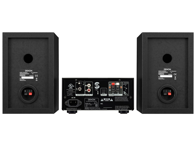 Dàn nghe nhạc mini DENON D-T1, CD, FM, Bluetooth, Optical, Analog-1