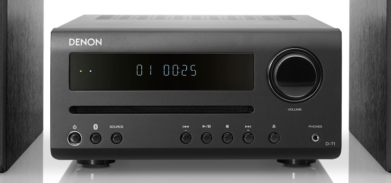 Dàn nghe nhạc mini DENON D-T1, CD, FM, Bluetooth, Optical, Analog-2