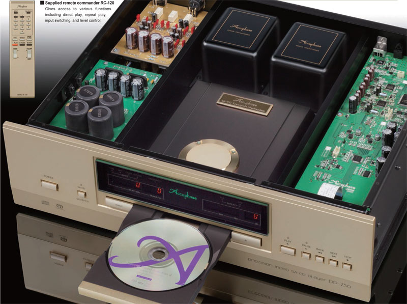 Đầu CD/SACD Accuphase DP750, OPTICAL, COAXIAL (Hỗ trợ CD, SACD, CD-R/-RW, DVD-R, -RW/+R/ +RW)-2