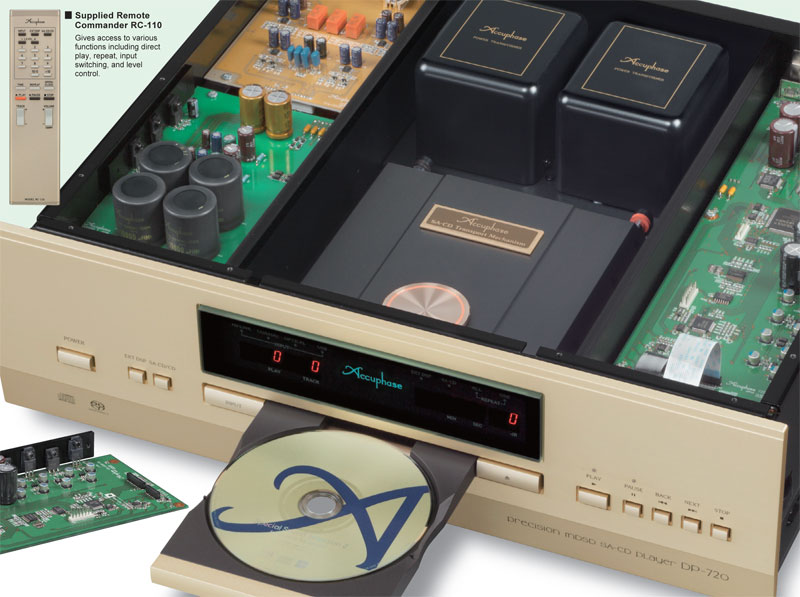 Đầu CD/SACD Accuphase DP720, OPTICAL, COAXIAL (Hỗ trợ SACD, CD, DSD)-8
