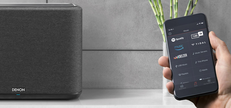 Loa DENON Home 250, Công Suất 26W, Điều khiển giọng nói, Kết nối đa phòng, Bluetooth, Wifi, AUX, USB-7