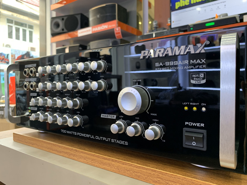 Amply Paramax SA 999 AIR Max (700W/2 Kênh, Bluetooth, 13Kg)-2