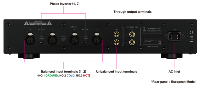 Headphone Amply Luxman P-750U-2