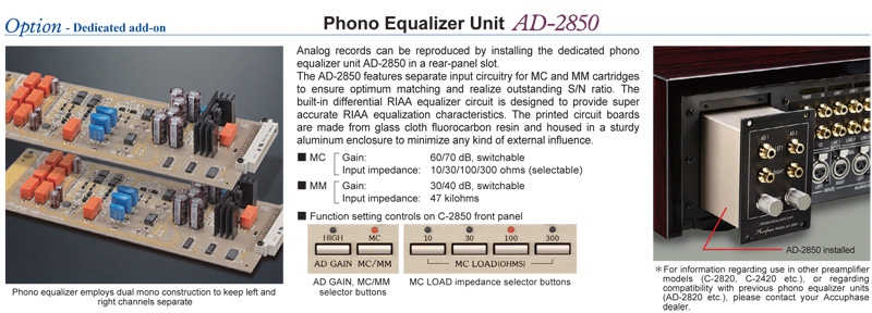 Pre Amply Accuphase C-2850-5
