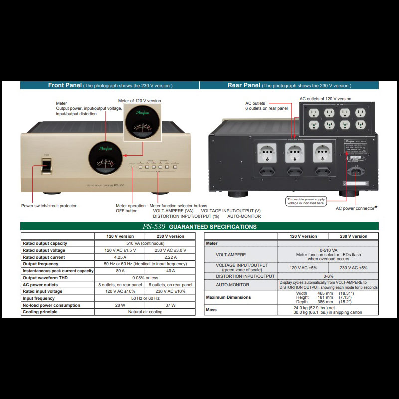 Lọc nguồn Accuphase PS-530-6