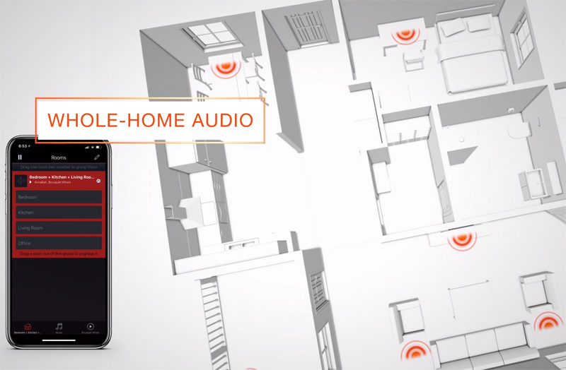 Loa Soundbar Denon HEOS HomeCinema HS2-8