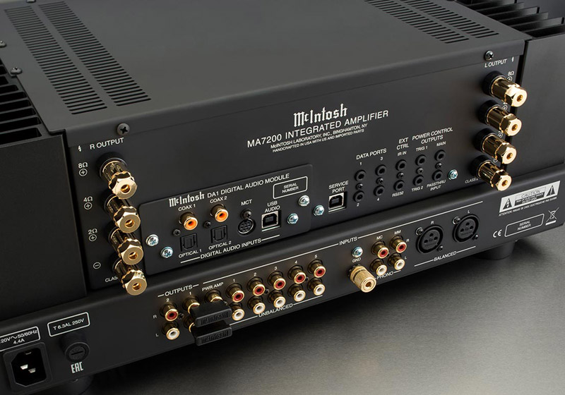 Amply McIntosh MA7200, 2 Kênh, 200 W/CH-5