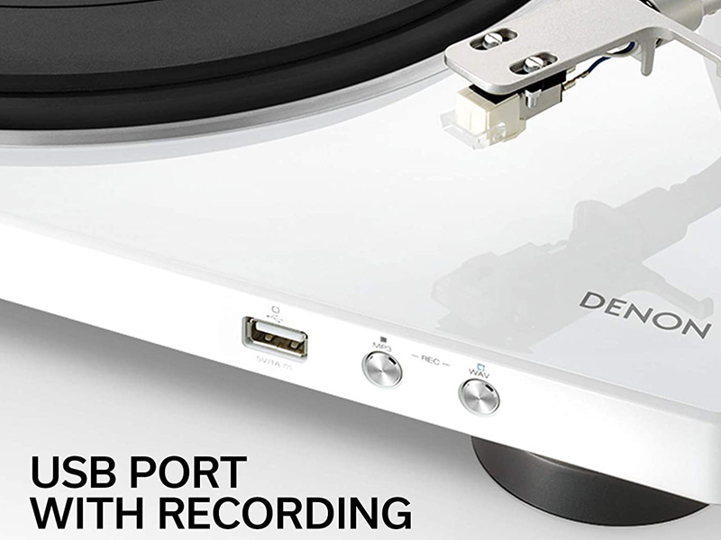 Đầu đĩa Than Denon DP-450USB, Hộp mực MM, RCA, USB (33 1/3, 45, 78 RPM)-4