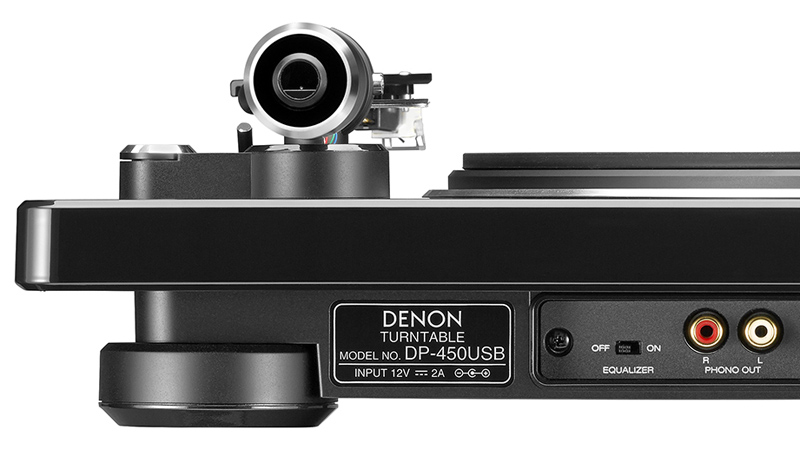 Đầu đĩa Than Denon DP-450USB, Hộp mực MM, RCA, USB (33 1/3, 45, 78 RPM)-6