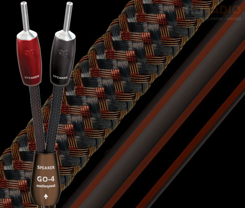 Dây loa AudioQuest GO-4 Star-Quad (dài 2 mét)-1
