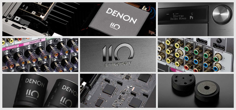 Amply Denon AVC-A110, 8K, 13.2 Kênh, 150W/CH, Bluetooth-1